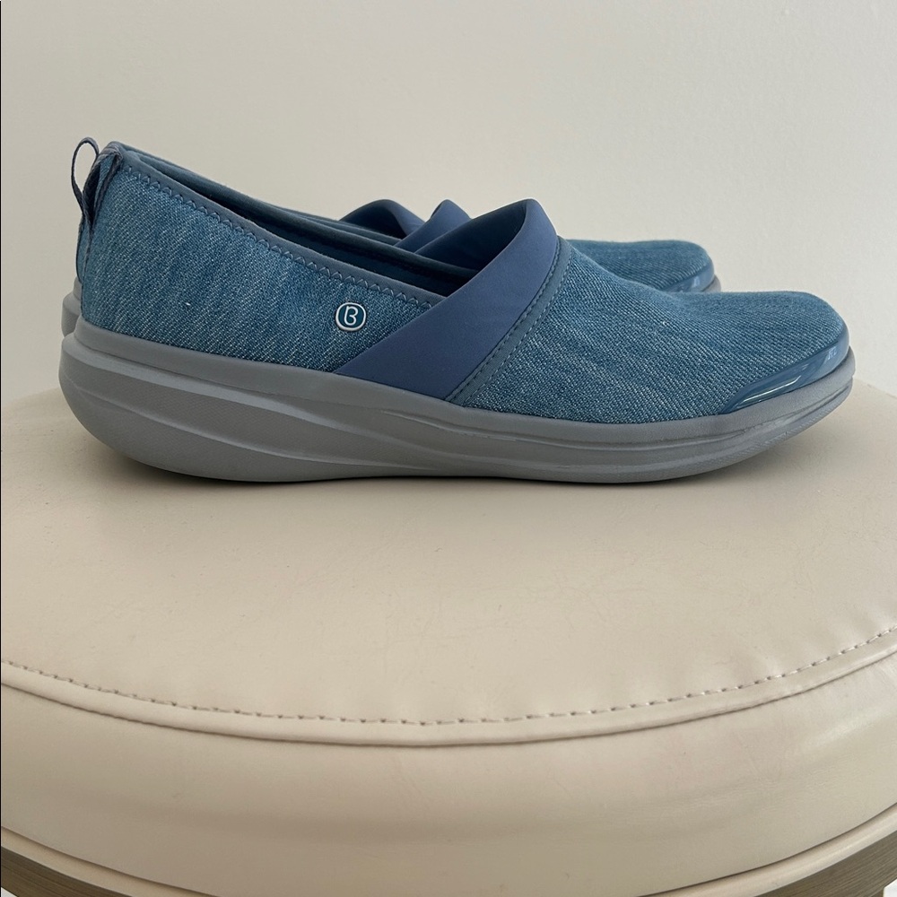Bzees Denim Blue Casual Slip-Ons - Picture 4 of 6